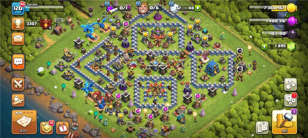 自创有效防三阵型，可自行更改陷阱