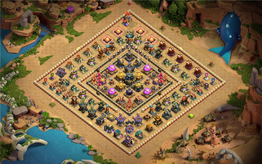 17本无敌种树阵，完美对称，防脚本